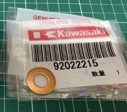 KAWASAKI Genuine Z1 KZ1000 KZ900 Plain Copper Washer 10mm 92022-215 x 10